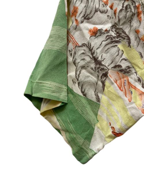 Sun Surf（サンサーフ）Sun Surf (サンサーフ) WIND AND SEA 開襟シャツ グリーン サイズ:Mの古着・服飾アイテム