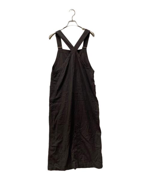 SLOBE IENA（スローブ イエナ）SLOBE IENA (スローブ イエナ) アイラインジャンパースカート ブラウン サイズ:SIZE Freeの古着・服飾アイテム