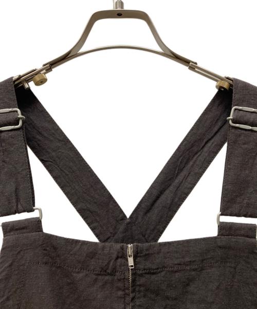 SLOBE IENA（スローブ イエナ）SLOBE IENA (スローブ イエナ) アイラインジャンパースカート ブラウン サイズ:SIZE Freeの古着・服飾アイテム