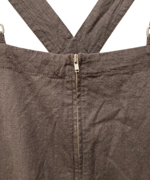 SLOBE IENA（スローブ イエナ）SLOBE IENA (スローブ イエナ) アイラインジャンパースカート ブラウン サイズ:SIZE Freeの古着・服飾アイテム