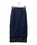 N°21ヌメロヴェントゥーノ）の古着「レースフィッシュテールスカート」｜ネイビー