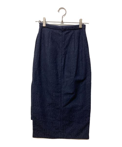 N°21（ヌメロヴェントゥーノ）N°21 (ヌメロヴェントゥーロ) レースフィッシュテールスカート ネイビー サイズ:36 未使用品の古着・服飾アイテム