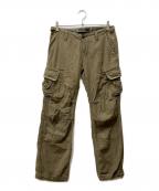 Hysteric Glamourヒステリックグラマー）の古着「スタッズポケットカーゴパンツ」｜オリーブ
