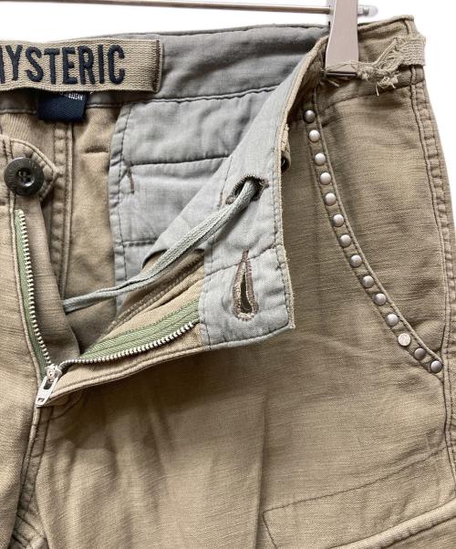 Hysteric Glamour（ヒステリックグラマー）Hysteric Glamour (ヒステリックグラマー) スタッズポケットカーゴパンツ オリーブ サイズ:Mの古着・服飾アイテム