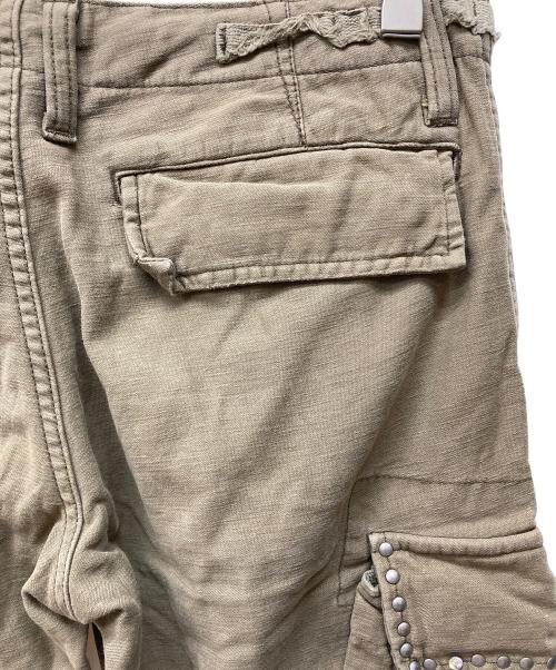 Hysteric Glamour（ヒステリックグラマー）Hysteric Glamour (ヒステリックグラマー) スタッズポケットカーゴパンツ オリーブ サイズ:Mの古着・服飾アイテム