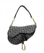 Christian Diorクリスチャン ディオール）の古着「トロッター サドルバッグ」｜グレー×ネイビー