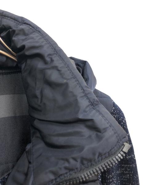 BLACK LABEL CRESTBRIDGE（ブラックレーベル クレストブリッジ）BLACK LABEL CRESTBRIDGE (ブラックレーベル クレストブリッジ) ナイロンコンビニット中綿ジャケット ネイビー サイズ:Mの古着・服飾アイテム