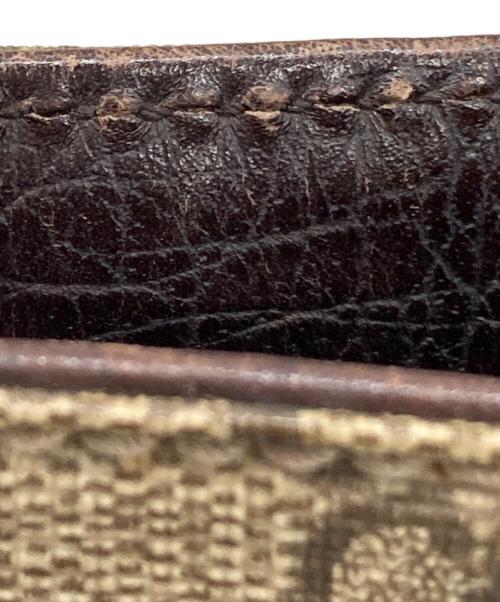 GUCCI（グッチ）GUCCI (グッチ) GGスプリーム ミニハンドバッグ ブラウンの古着・服飾アイテム