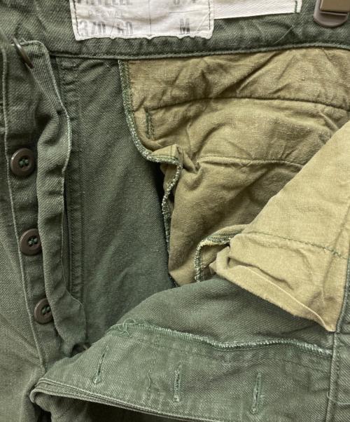 French Army（フランス軍）French Army (フレンチアーミー) Ｍ47後期カーゴパンツ オリーブ サイズ:Mの古着・服飾アイテム