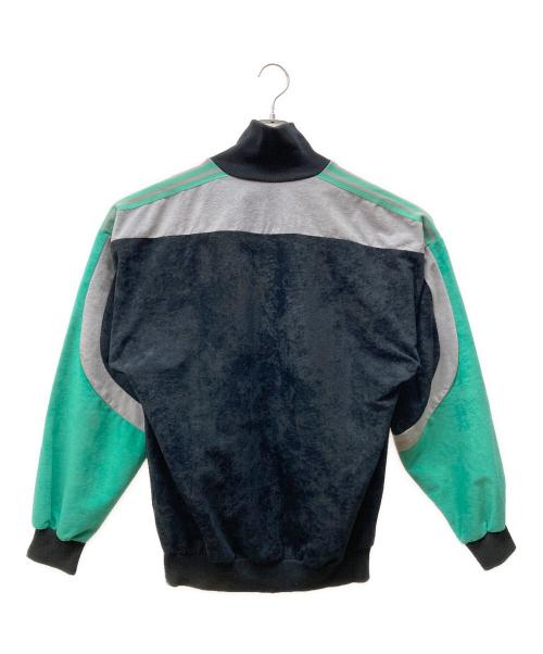 adidas Originals（アディダスオリジナル）adidas Originals (アディダスオリジナル) ヴィンテージベロアトラックジャケット ブラック サイズ:Lの古着・服飾アイテム