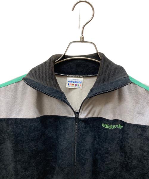 adidas Originals（アディダスオリジナル）adidas Originals (アディダスオリジナル) ヴィンテージベロアトラックジャケット ブラック サイズ:Lの古着・服飾アイテム