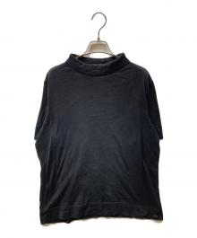 CHANEL（シャネル）の古着「ロゴプレートハイネックTシャツ」｜ブラック