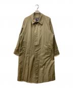 Burberry'sバーバリー）の古着「一枚袖ステンカラーコート」｜カーキ