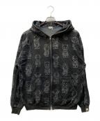 BAPE BY A BATHING APE×DCベイプバイアベイシングエイプ×ディーシー）の古着「アメコミキャラクタープリントフーディ」｜グレー
