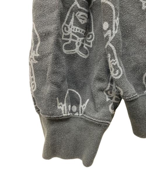 BAPE BY A BATHING APE（ベイプバイアベイシングエイプ）BAPE BY A BATHING APE (ベイプバイアベイシングエイプ) DC (ディーシー) アメコミキャラクタープリントフーディ グレー サイズ:Lの古着・服飾アイテム