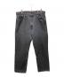 orSlow（オアスロウ）の古着「101 DAD'S FIT DENIM PANTS BLACK / ダッズフィットデニムパンツブラック」｜ブラック