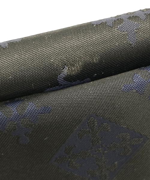 russet（ラシット）russet (ラシット) ラウンドビッグショルダーバッグ ブラック×ネイビーの古着・服飾アイテム