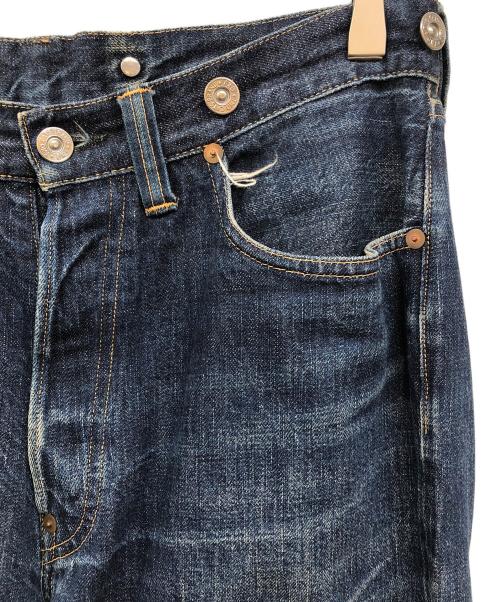 TCB jeans（ティーシービー ジーンズ）TCB JEANS (ティーシービー ジーンズ) シンチバックデニムパンツ ブルー サイズ:32の古着・服飾アイテム