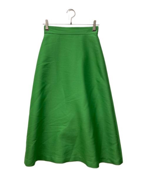 UNITED ARROWS TOKYO（ユナイテッドアローズトウキョウ）UNITED ARROWS TOKYO (ユナイテッドアローズトウキョウ) W/SI ツイル フレアスカート グリーン サイズ:36の古着・服飾アイテム