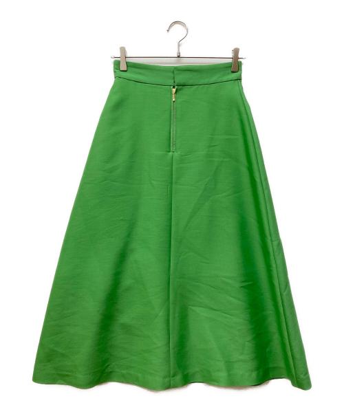 UNITED ARROWS TOKYO（ユナイテッドアローズトウキョウ）UNITED ARROWS TOKYO (ユナイテッドアローズトウキョウ) W/SI ツイル フレアスカート グリーン サイズ:36の古着・服飾アイテム