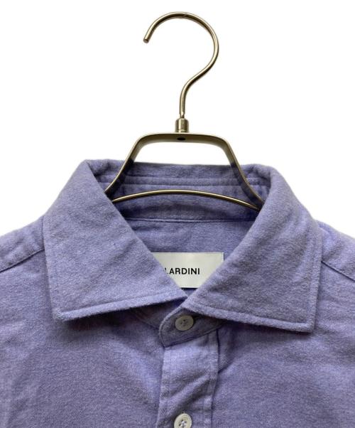 LARDINI（ラルディーニ）LARDINI (ラルディーニ) コットンフランネルシャツ パープル サイズ:15の古着・服飾アイテム