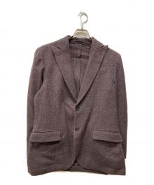 LARDINI（ラルディーニ）の古着「2Bウールジャケット」｜パープル