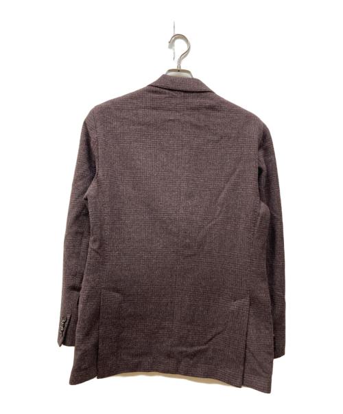 LARDINI（ラルディーニ）LARDINI (ラルディーニ) 2Bウールジャケット パープル サイズ:48の古着・服飾アイテム