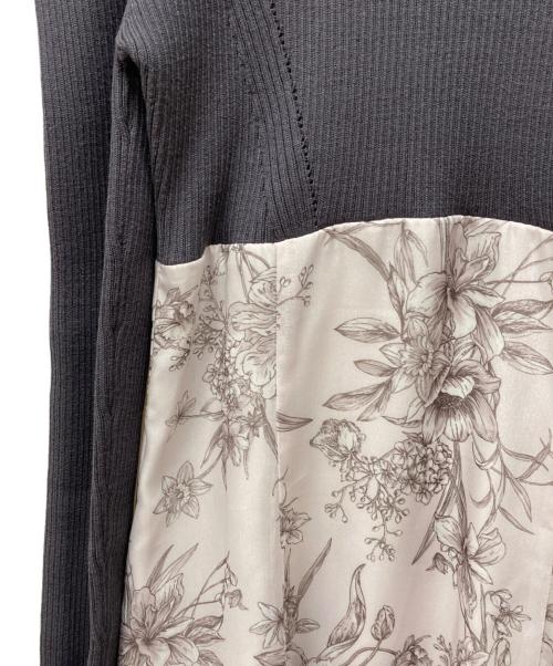 MERCURY DUO（マーキュリーデュオ）MERCURY DUO (マーキュリーデュオ) ニットドッキングトワルトジュイワンピース ホワイト サイズ:Mの古着・服飾アイテム