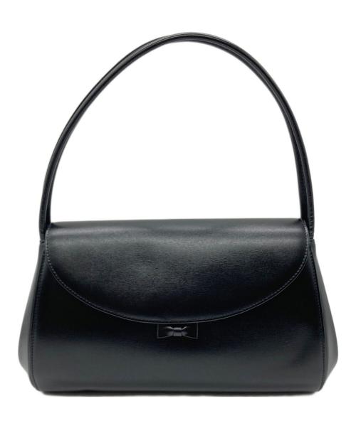 KITAMURA（キタムラ）KITAMURA (キタムラ) レザーハンドバッグ ブラックの古着・服飾アイテム