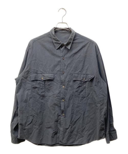 Porter Classic（ポータークラシック）Porter Classic (ポータークラシック) ロールアップシャツ ブラック サイズ:SIZE XLの古着・服飾アイテム