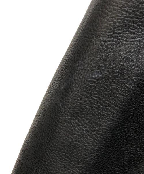 ALPHA（アルファ）ALPHA (アルファ) オールレザーMA-1ジャケット ブラック サイズ:Mの古着・服飾アイテム