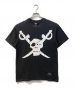 stussy×FUTURAステューシー×フューチュラ）の古着「プリントTシャツ」｜ブラック