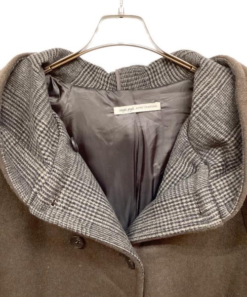 Conges payes（コンジェ ペイエ）Conges payes (コンジェ ペイエ) 二重織フーディーコート ブラウン サイズ:表記無しの古着・服飾アイテム