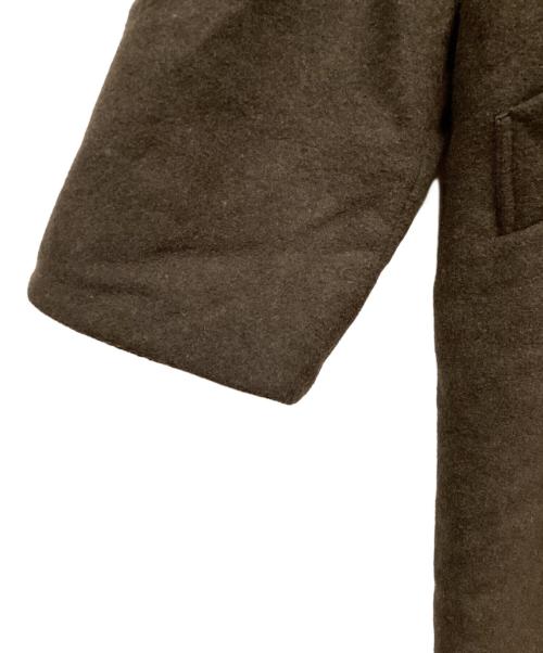 Conges payes（コンジェ ペイエ）Conges payes (コンジェ ペイエ) 二重織フーディーコート ブラウン サイズ:表記無しの古着・服飾アイテム