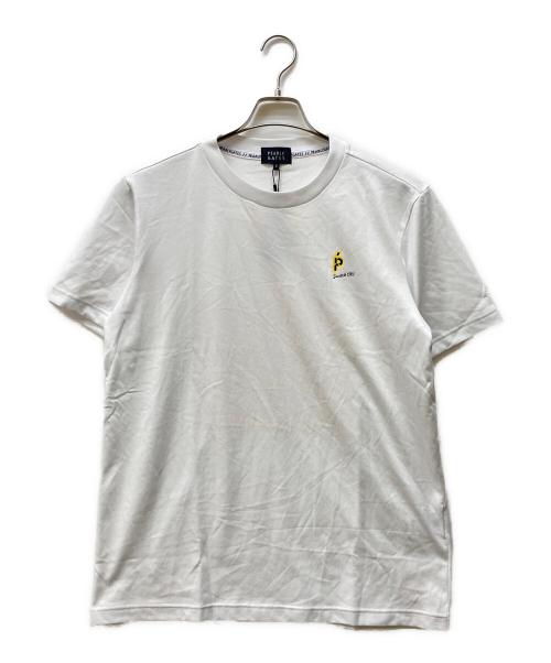 PEARLY GATES（パーリーゲイツ）PEARLY GATES (パーリーゲイツ) ピカチュウ プレーティング天竺半袖Tシャツ ホワイト サイズ:6の古着・服飾アイテム