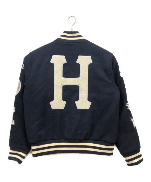 HUF（ハフ）HUF (ハフ) 20 Year Classic H Varsity JKT ネイビー サイズ:Ｓの古着・服飾アイテム
