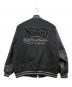 Norton (ノートン) ロゴサガラ刺繍 モノトーン メルトンスタジャン ブラック サイズ:SIZE XXL：17000円