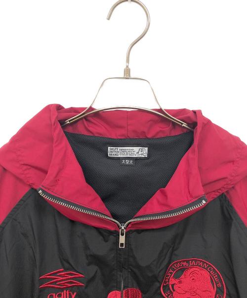 GALFY CRUTCH BRAND（ガルフィークラッチブランド）GALFY CRUTCH BRAND (ガルフィークラッチブランド) わんわんFCウィンドブレイカー レッド サイズ:大型犬の古着・服飾アイテム