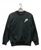PALACEパレス）の古着「FLEECE TRI-FREG CREW」｜ブラック
