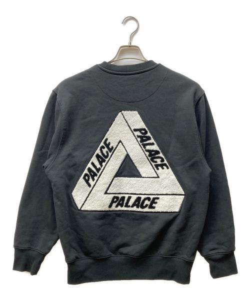 PALACE（パレス）PALACE (パレス) FLEECE TRI-FREG CREW ブラック サイズ:Sの古着・服飾アイテム