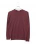 JOHN SMEDLEY（ジョンスメドレー）の古着「EXTRA MERINO FINE WOOL クルーネックニット」｜レッド