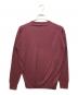 JOHN SMEDLEY (ジョンスメドレー) EXTRA MERINO FINE WOOL クルーネックニット レッド サイズ:Ｓ：12000円