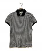Saint Laurent Parisサンローランパリ）の古着「YSL刺繍ポロシャツ」｜グレー