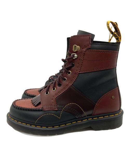 Dr.Martens（ドクターマーチン）Dr.Martens (ドクターマーチン) FUSED 8ホール ブーツ ブラウン×ブラック サイズ:SIZE UK8の古着・服飾アイテム