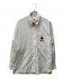 KENZO（ケンゾー）の古着「23SS BOKE FLOWER STRIPED OVERSIZED SHIRT」｜ホワイト