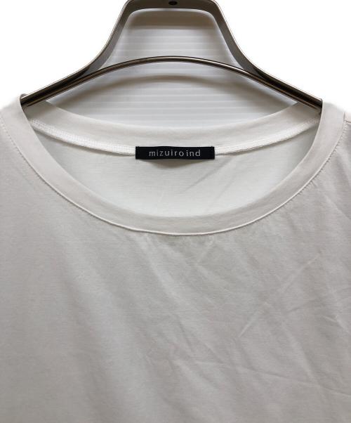 mizuiro-ind（ミズイロインド）mizuiro-ind (ミズイロインド) フレンチスリーブサイドアップ プルオーバー ホワイト サイズ:FREEの古着・服飾アイテム