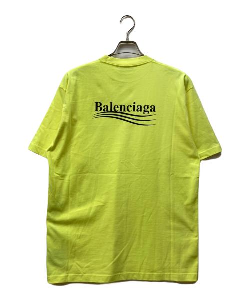 BALENCIAGA（バレンシアガ）BALENCIAGA (バレンシアガ) キャンペーンロゴオーバーサイズTシャツ イエロー サイズ:XXS 未使用品の古着・服飾アイテム