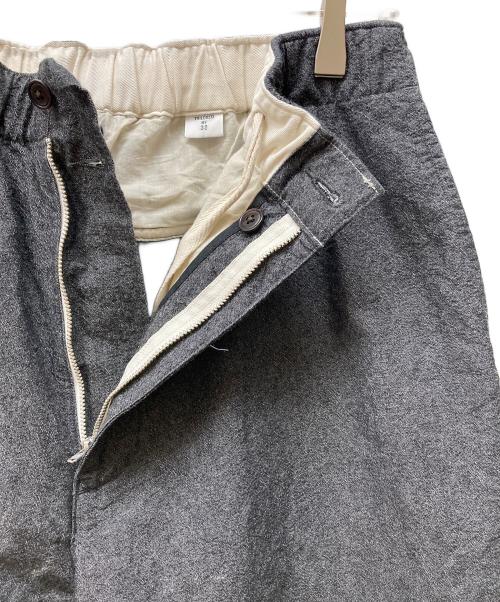 nanamica（ナナミカ）nanamica (ナナミカ) COTTON WOOL MARINER PANT ブラック サイズ:32の古着・服飾アイテム