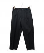 GOLDWINゴールドウイン）の古着「One Tuck Wool Pants」｜ブラック