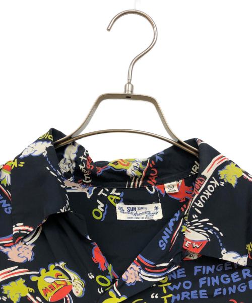 Sun Surf（サンサーフ）Sun Surf (サンサーフ) LOVELY HULA KEIKI ネイビー サイズ:Ⅼの古着・服飾アイテム